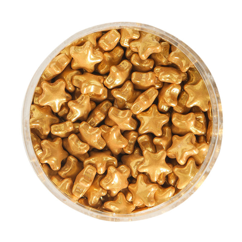 Gold Stars Sprinkles 70g