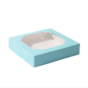 Scalloped Pastel Blue Large Treat Box 5 Pack