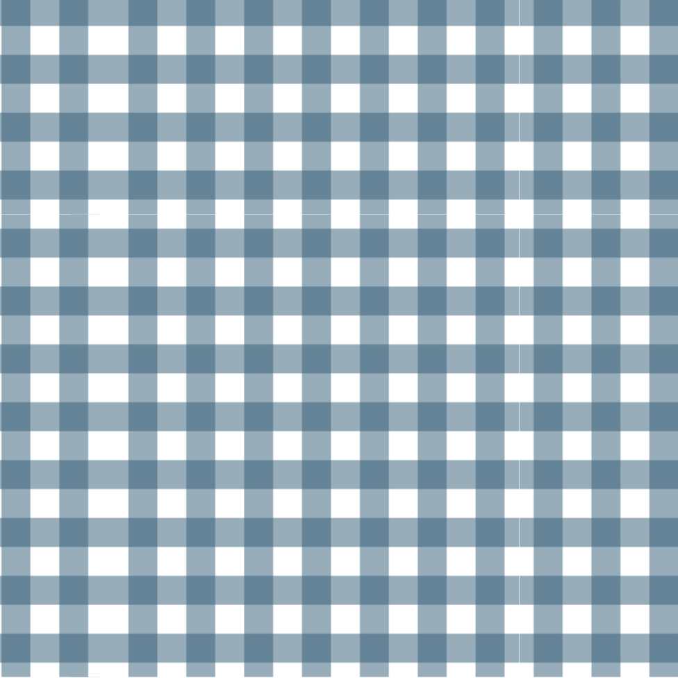 Navy Gingham Edible Image Template