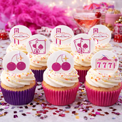 Bride Vegas Cupcake Edible Image Template