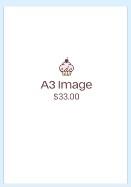 A3 Printed Image