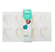 8 3D Geo Mini Heart Silicone Mould