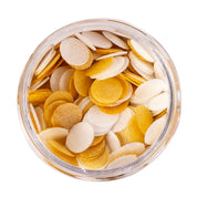 Wafer Decorations White & Gold 9g