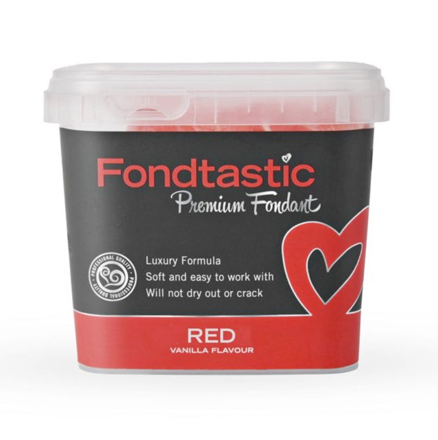 Fondtastic Red 1kg Fondant