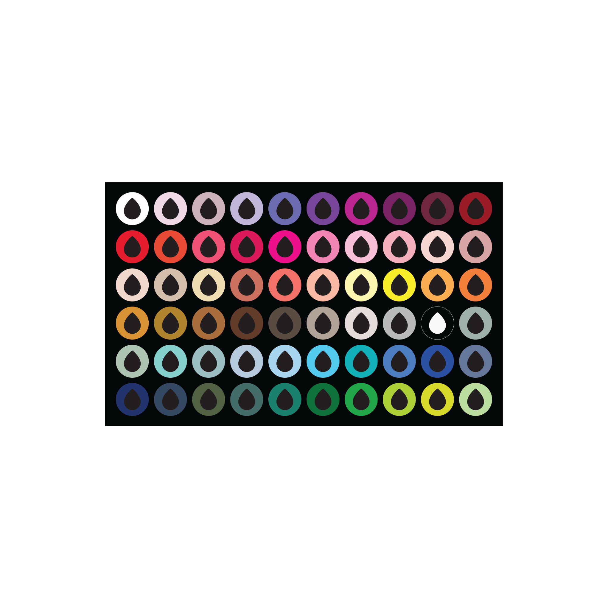 COLOUR MILL AQUA Swatch Spots Stickers 100ml