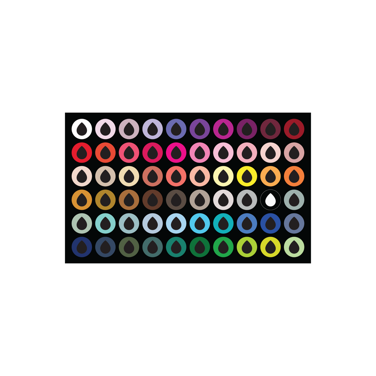 COLOUR MILL AQUA Swatch Spots Stickers 20ml