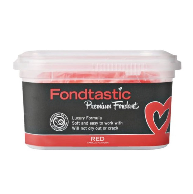 Fondtastic Red 250g Premium Fondant