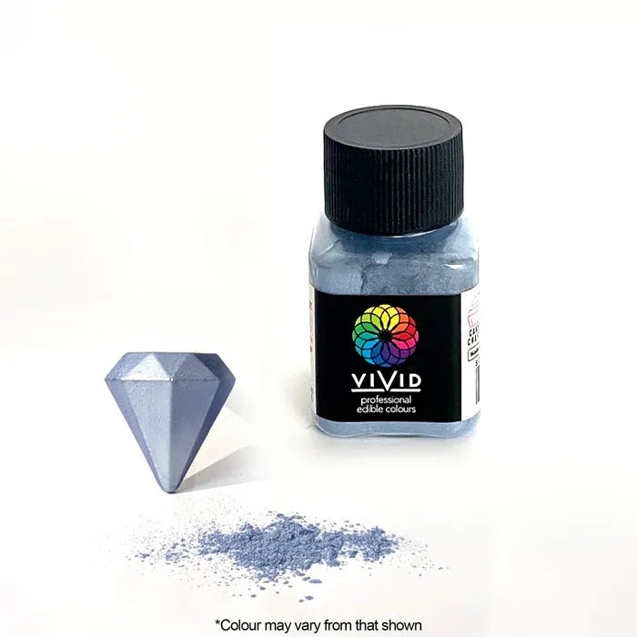 VIVID BABY BLUE EDIBLE METALLIC DUST 10G