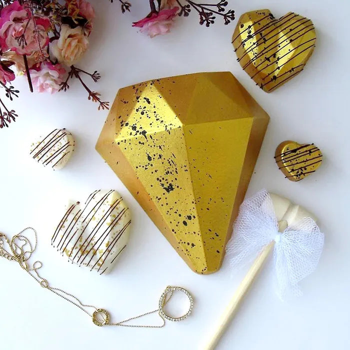 BWB DIAMOND 250G CHOCOLATE MOULD (3 PCE)