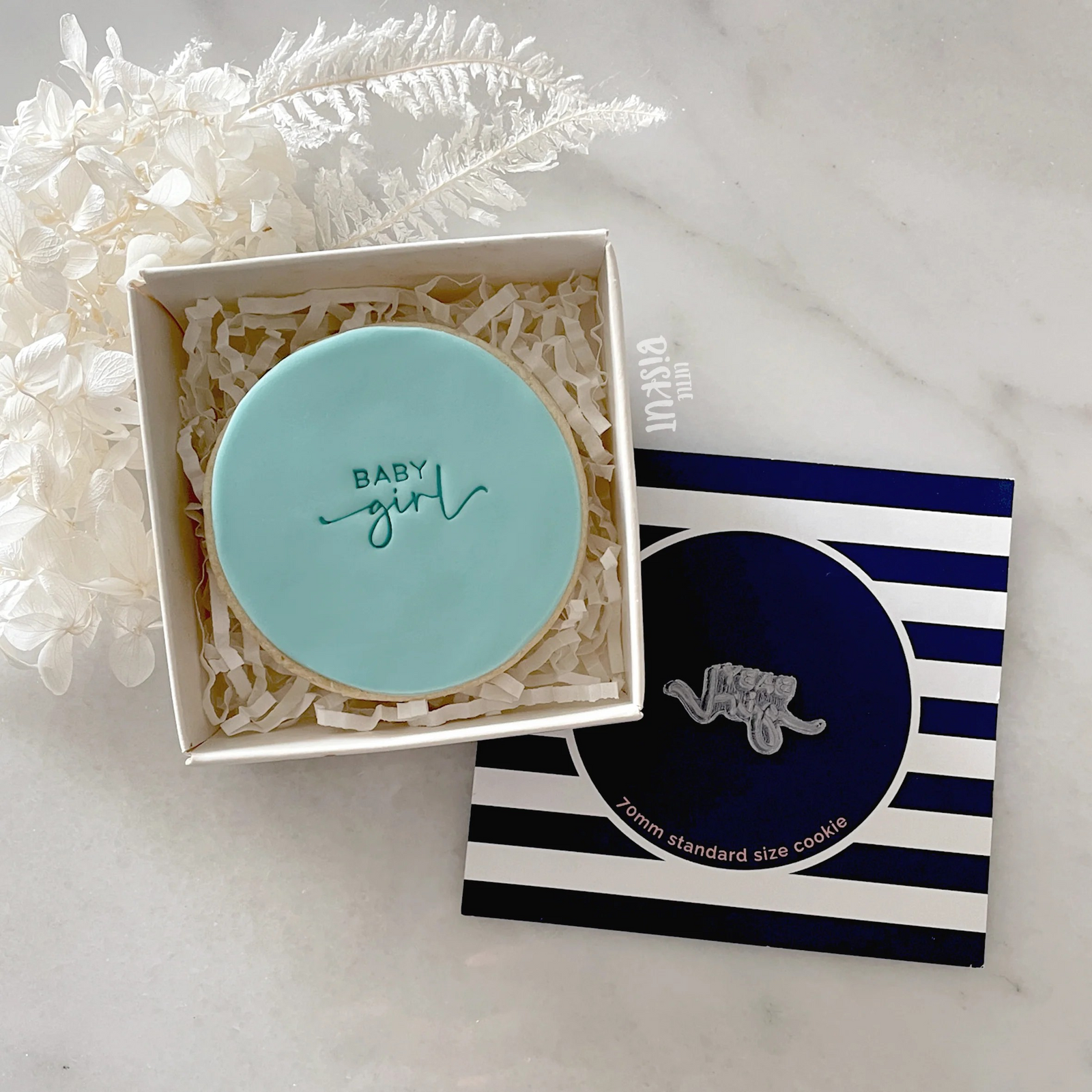 Baby Girl Tiny text Stamp by