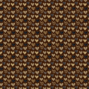 Black & Gold Heart Transfer Sheet