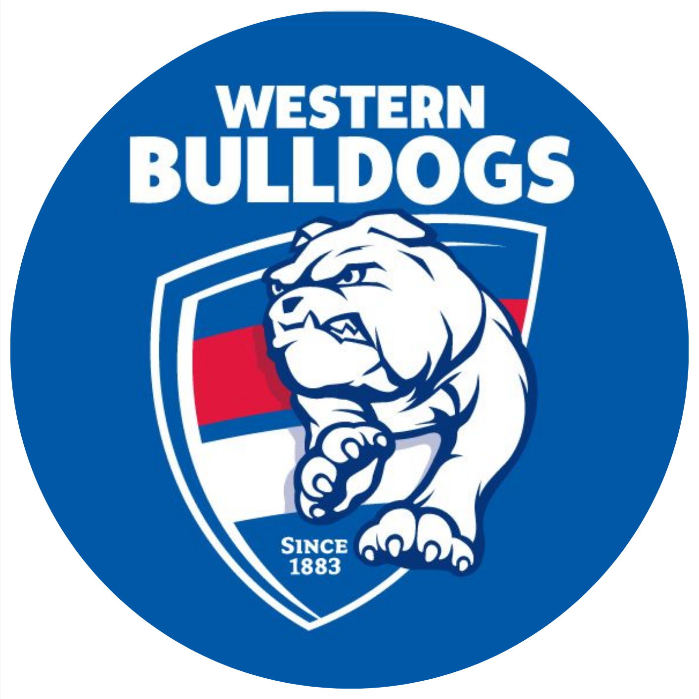 Bulldogs Logo 8 Inch Round Edible Images