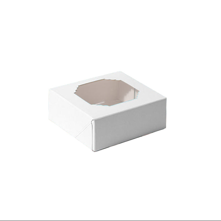 Scalloped White Small Treat Box 5pk