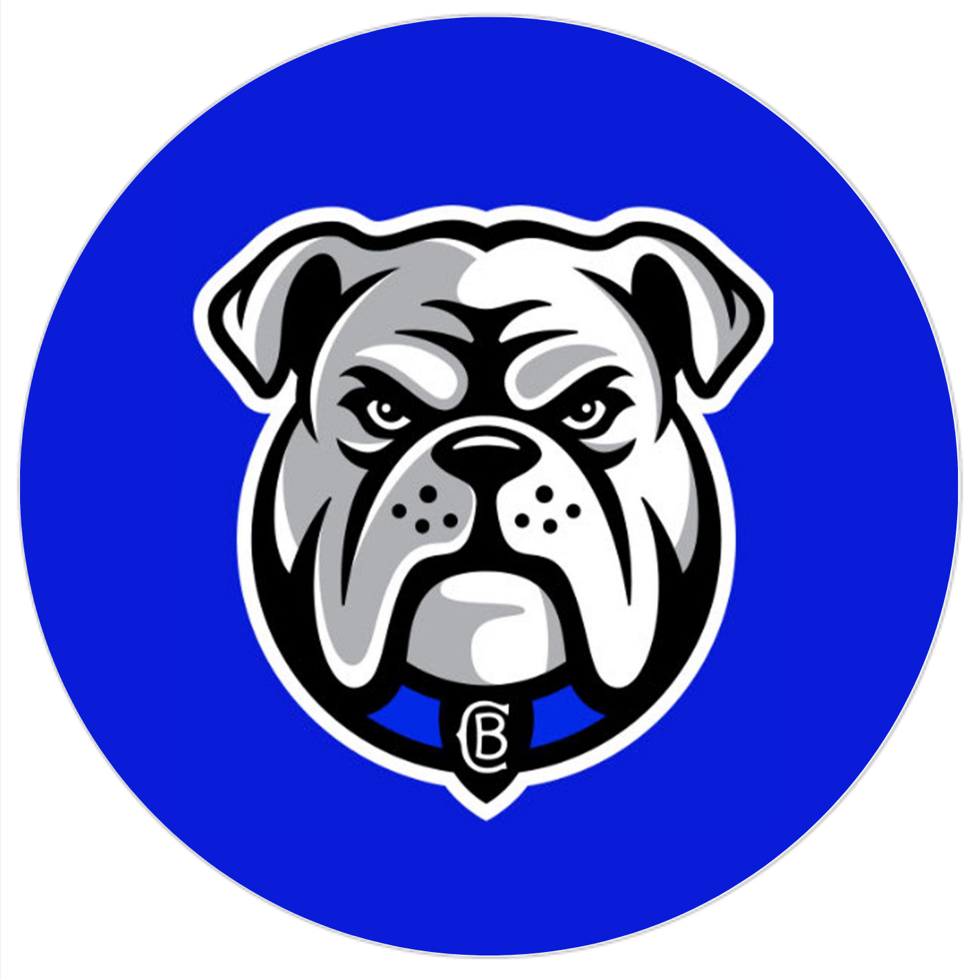 CB Bulldogs Logo 8 Inch Round Edible Images