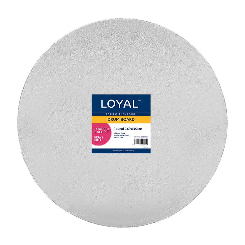 ROUND 16 INCH SILVER DRUM BOARD (Loyal)