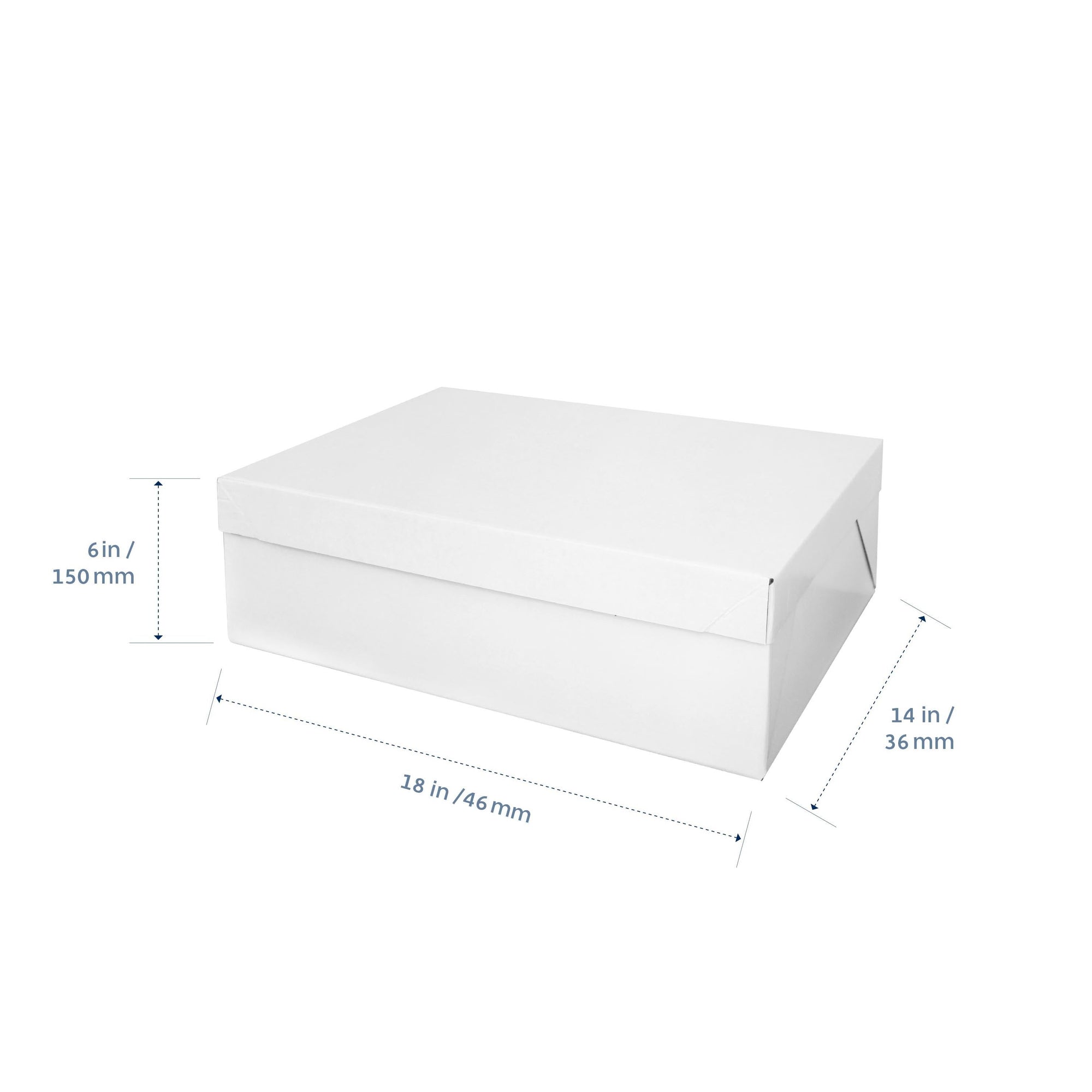 Rectangle Box Half Slab 18 inch x 14 inch x 6 inch high | Cake ...