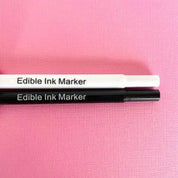 Vivid Matte Black /White Edible Markers 2 Pack