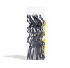 BLACK 13cm SWIRLY Cake Candles (Pkt 16)