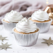 Baking Cups Medium Silver