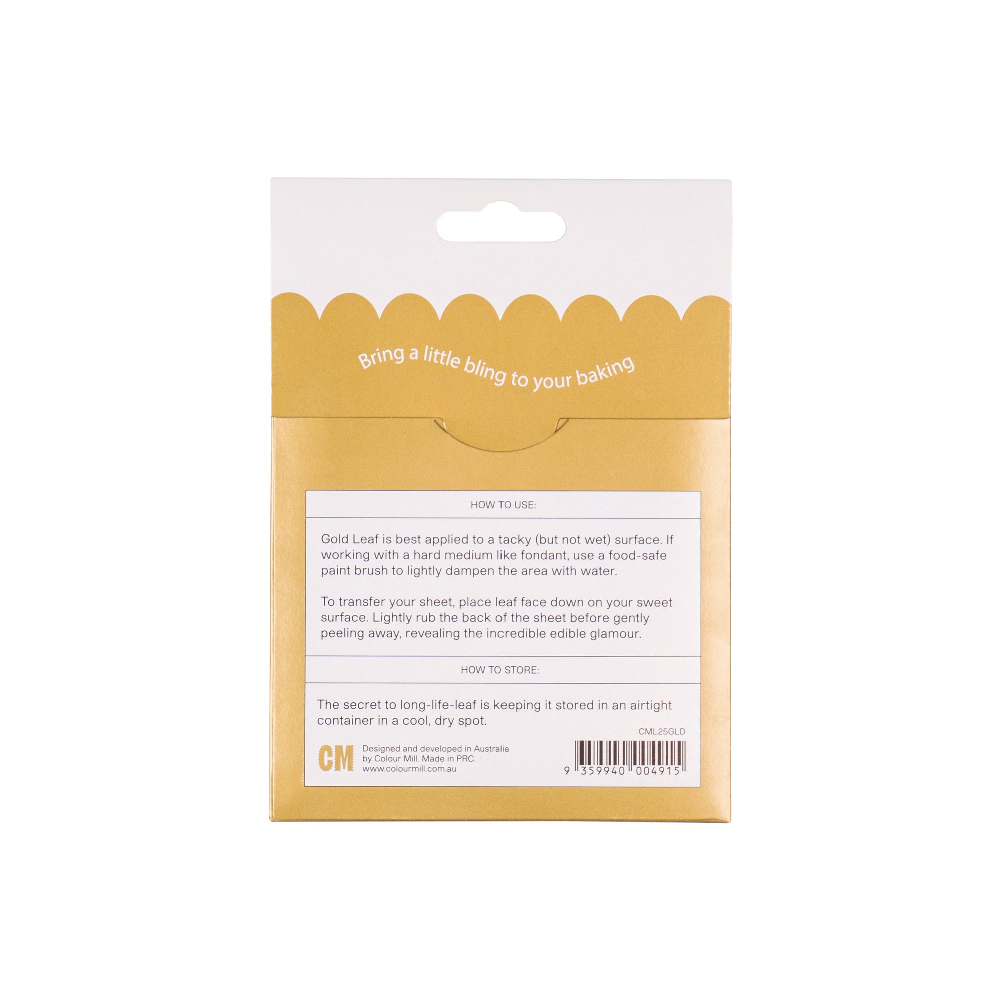 COLOUR MILL GOLD LEAF 1 PIECE