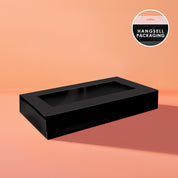 9inch X 4.5inch Coo Kie Box Medium Black