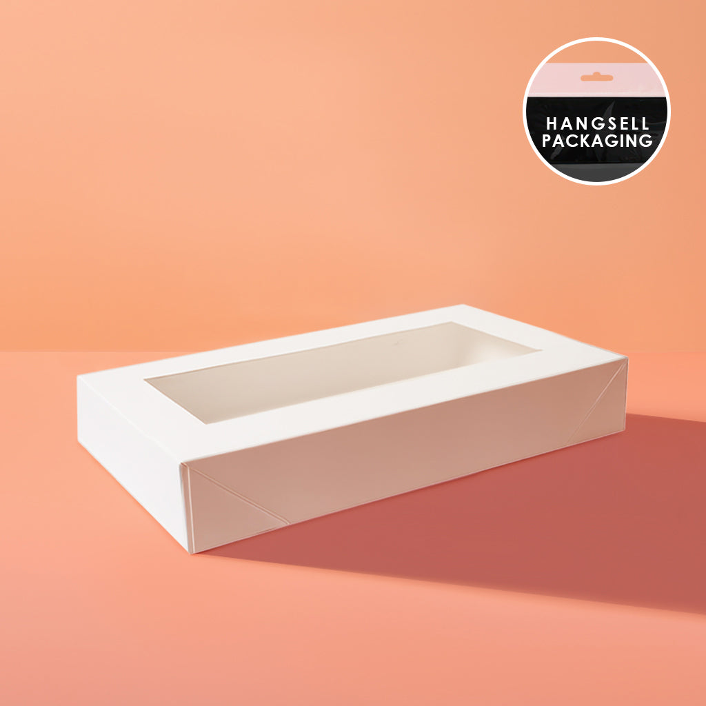 9inch X 4.5inch Coo Kie Box Medium White