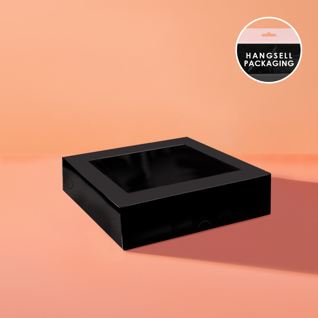 6inch X 6inch Coo Kie Box Small Black