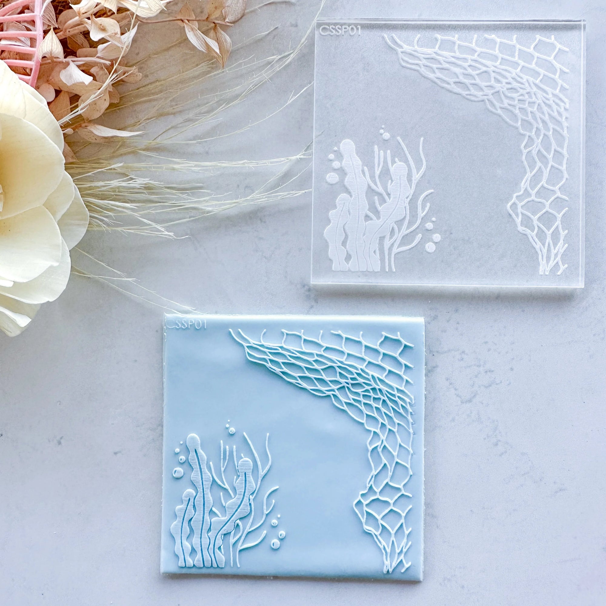 Underwater Pattern Debosser by Cake Sera Sera