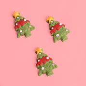 Christmas Trees Icing Decorations 8 pieces
