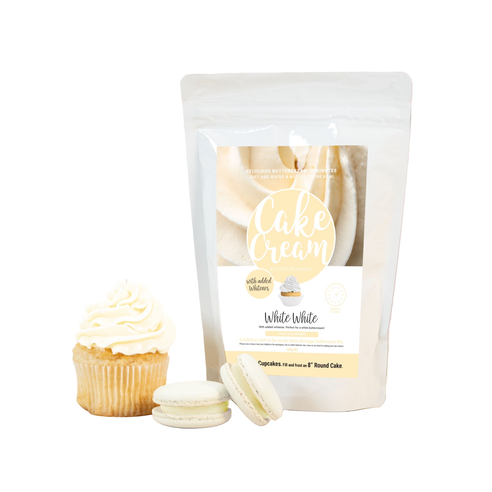 Cake Cream White White 400g