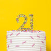 Cake Topper RAINBOW GLITTER 21