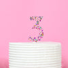 Cake Topper RAINBOW GLITTER 3