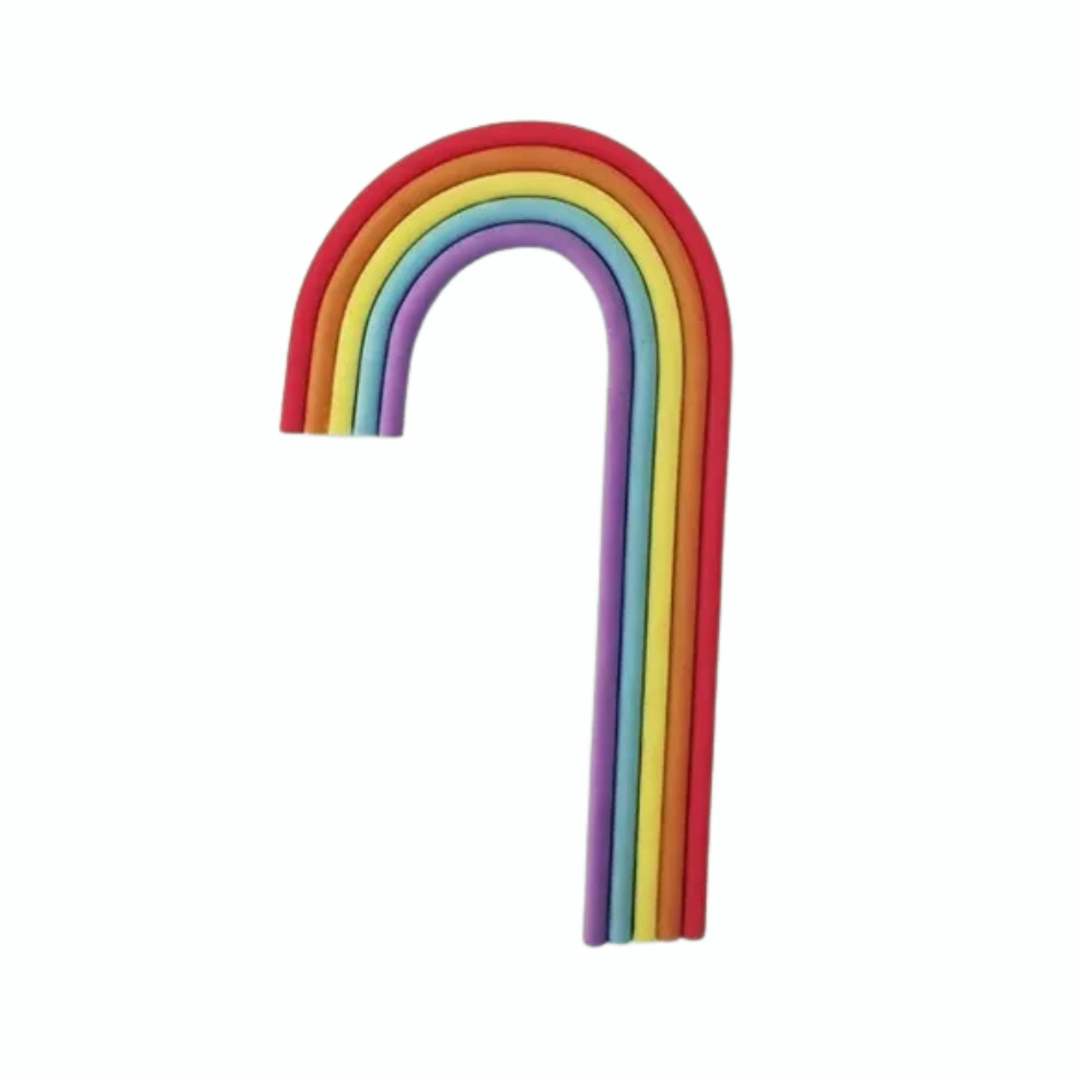 Bright Rainbow Cake Topper