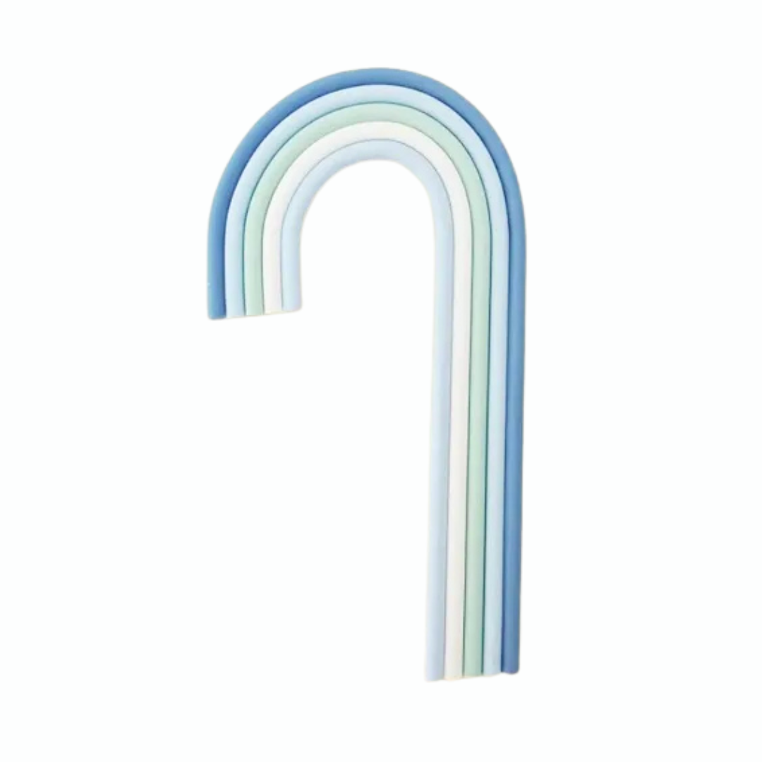 Blue Rainbow Cake Topper