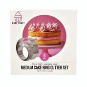 Medium Cake Ring Cutter Set 3pce