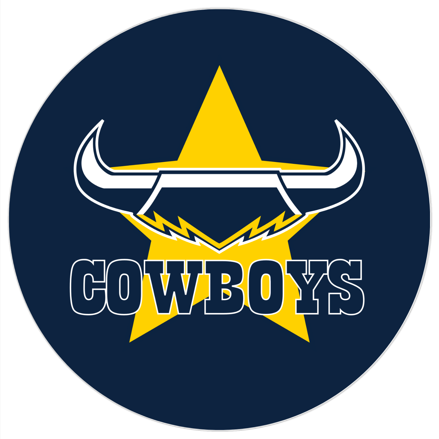 Cowboys Logo 8 Inch Round Edible Images