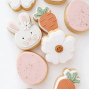 Bunny, Flower, Egg, Carrot Mini Debosser + Set of 4