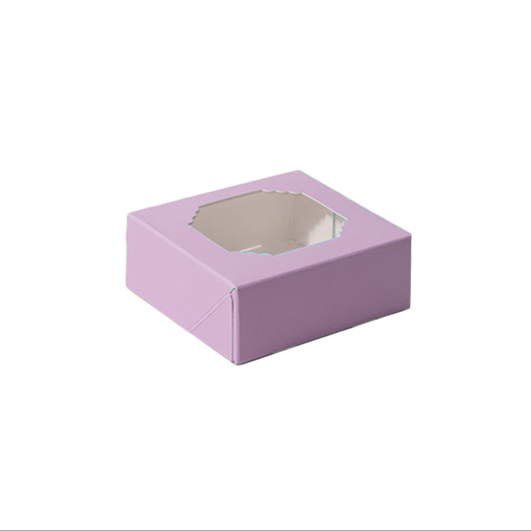 Scalloped Pastel Lilac Small Treat Box 5pk