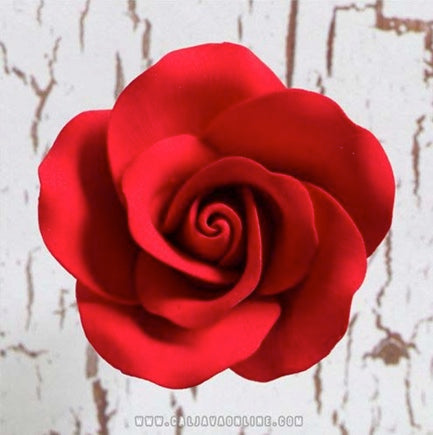 Sugar Tea Rose Large RED