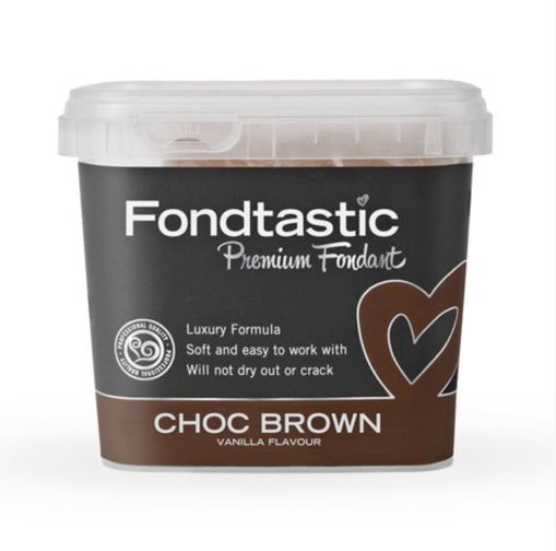 Fondtastic Choc Brown 1kg Fondant