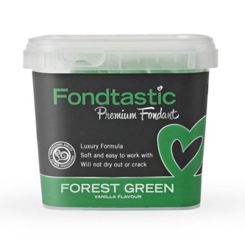Fondtastic Forest Green 1kg Fondant