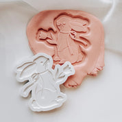 Garden Bunny with Tulip Debosser + Cutter Set