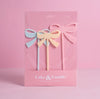 MILKSHAKE BOWS Cake Topper