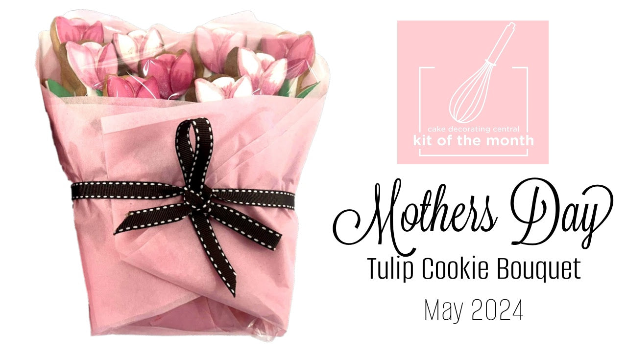 Mothers Day Tulip Cookie Bouquet