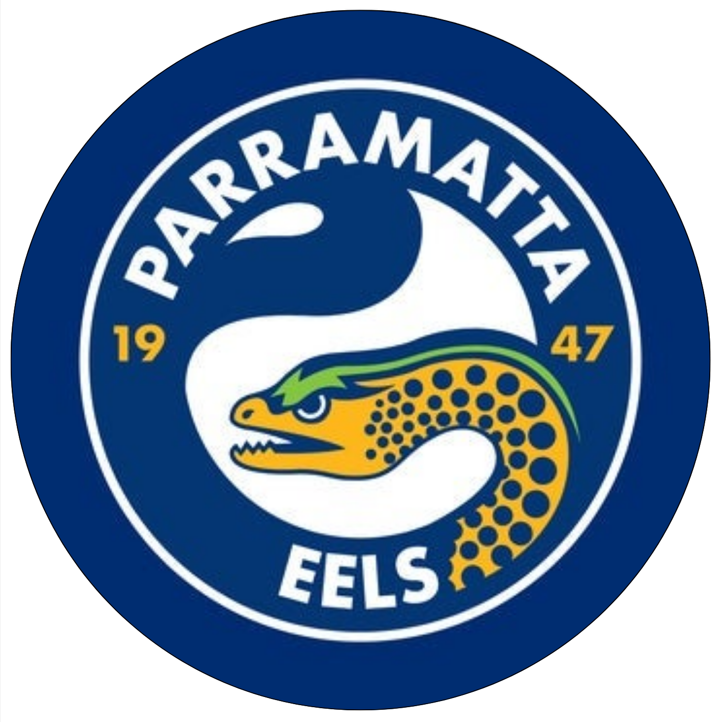 Eels Logo 8 Inch Round Edible Images