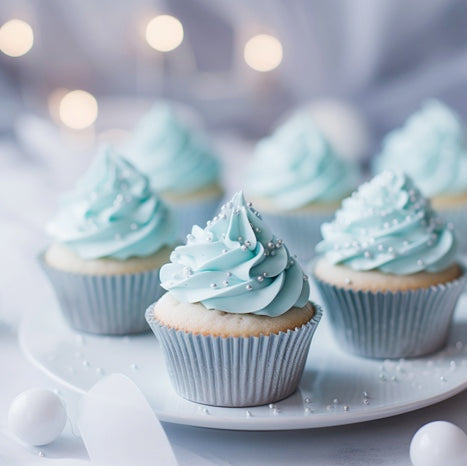 Baking Cups Medium Pastel Blue