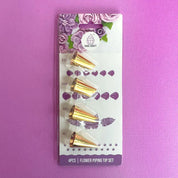 Flower Piping Tip 4 Piece Set