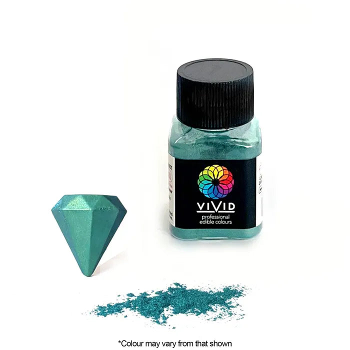 VIVID FOREST GREEN EDIBLE METALLIC DUST 10G