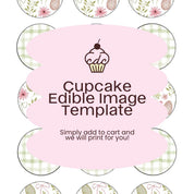 Pink Sage Easter 15 Cupcake Edible Images