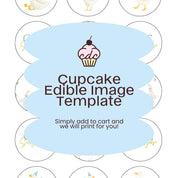 Silly Goose Cupcake Edible Image Template